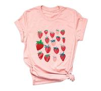 Camiseta para Mujer con Estampado Musical Rock "Back to The Gypsy That I Was" - Ropa Casual, Rosa claro, L