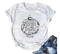 Camiseta para mujer con texto divertido de jardinero - Easily Distracted by Garden Stuff Top | Camiseta divertida para amigas de jardín como idea de regalo, Style_v04 Blanco, S