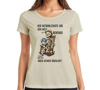 Camiseta para mujer con texto en alemán "Gehrlichster Job der Welt