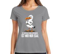 Camiseta para mujer con texto en alemán "Ich hab das Schon entenden ist Mir