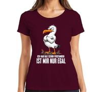 Camiseta para mujer con texto en alemán "Ich hab das Schon entenden ist Mir
