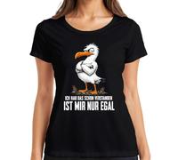 Camiseta para mujer con texto en alemán "Ich hab das Schon entenden ist Mir