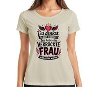 Camiseta para mujer con texto en alemán «Ich Habe eine loca», naturaleza, M