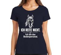 Camiseta para mujer con texto en alemán "Ich Rite Nicht Ich Bin das