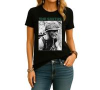 Camiseta para mujer con texto en alemán "The Smiths Meat is Murder" | Soldado con mensaje político en casco