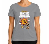 Camiseta para mujer con texto en inglés "Keep Going Sonnen" | Retro vintage, buen humor, optimismo, aliento, refranes, perseverancia, alegría de vivir, inspiración, esperanza