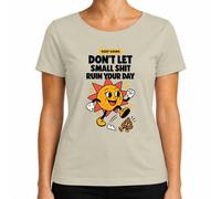 Camiseta para mujer con texto en inglés "Keep Going Sonnen" | Retro vintage, buen humor, optimismo, aliento, refranes, perseverancia, alegría de vivir, inspiración, esperanza