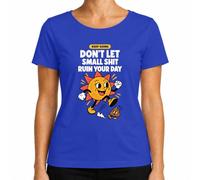 Camiseta para mujer con texto en inglés "Keep Going Sonnen" | Retro vintage, buen humor, optimismo, aliento, refranes, perseverancia, alegría de vivir, inspiración, esperanza