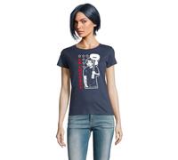 Camiseta para Mujer Ed Sheeran, Música Pop Rock, Manga Corta (FR/ES, Letras, M, Regular, Regular, Denim)
