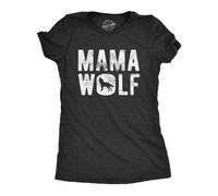 Camiseta para mujer Mama Wolf Paquete de camping divertido Camiseta grfica del da de la madre Camisetas divertidas Tops del da de la madre par