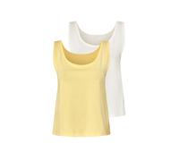 Camiseta para mujer pack 2 - Amarillo#Tallas:XS (34/36). Talla