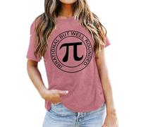 Camiseta para mujer PI Day: Happy PI Day Camiseta Matemáticas Camiseta Casaca Mujer, Color rojo., XXL