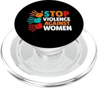 Camiseta para Mujer Stop Violence Against PopSockets PopGrip para MagSafe
