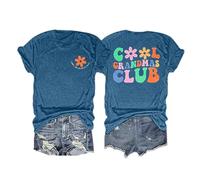 Camiseta para mujer vintage Back to The Gypsy That I was Shirt Graphics Music T-Shirt Shirt Rock Band Tops Blusa, azul, L