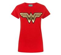 Camiseta para mujer Wonder Woman Foil DC Superhero