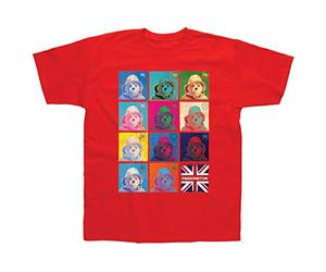 Camiseta para niños con licencia oficial de Paddington Bear 100% algodón, diseño clásico de Warhol, estampado en la parte delantera, disponible en edades 1-2, 3-4, 5-6, 7-8 y 9-10.