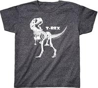 Camiseta para niños: T-Rex que brilla en la oscuridad - Tyrannosaurus Rex Dino Dinosaurio - Glow in The Dark - Camiseta para niños y niñas idea de regalo de cumpleaños para niños y fans de
