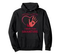 Camiseta para padres con texto en inglés "You Can't Scare Me I Have Two Daughters" Sudadera con Capucha