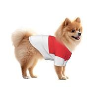 Camiseta para perro con estampado de bandera de Indonesia, camisas para perros pequeños, ropa para mascotas para perros y gatos, perfecta para verano, Pascua, 4 de julio