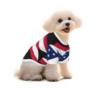 Camiseta para perro con estampado de la bandera del estado de Ohio, ropa floral hawaiana para cachorros, traje de Navidad para perro y Acción de Gracias