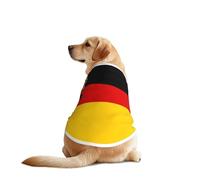 Camiseta para perro con la bandera del estado de Renania-Palatinado, chaleco ligero y elástico para razas medianas y grandes, para caminar, actividades al aire libre