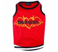 Camiseta para perros "Bad Girl" de DoggyDolly, roja