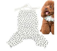 Camiseta para perros, camisa para perros para razas pequeñas, ropa para mascotas para perros pequeños | Cómoda falda con correa para cachorro lindo para razas medianas Bulldog francés Bichon