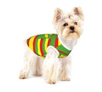 Camiseta para perros de primera calidad con la bandera nativa hawaiana, ropa suave 100% algodón para perros, perfecta para perros pequeños a medianos, camisas elegantes y cómodas para perros, talla M