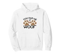 Camiseta para Perros para Amantes de los Perros You Had Me at Woof Sudadera con Capucha