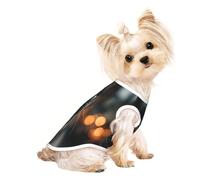 Camiseta para perros pequeños con texto en inglés "The cat by the window", camiseta para mascotas para niñas, ropa suave y transpirable para gatos y perros, adecuada para mascotas pequeñas