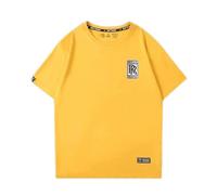 Camiseta para Rolls-Royce, Camiseta de Manga Corta Unisex Adulto Calidad Regalo Personalizado,Yellow-XXL