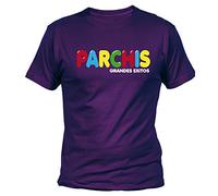 Camiseta Parchís Adulto/niño ochenteras 80´s Retro… (12-14 años, Morado)