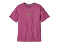 Camiseta Patagonia '95 Oval Logo para hombre | EU S in Faded Magenta