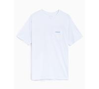 Camiseta Patagonia Boardshort Logo Pocket Responsibili-Tee para hombre Blanco XS
