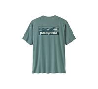Camiseta Patagonia M's Cap Cool Daily Shirt - Boardshort Logo (Blue Sage - Light Blue Sage X-Dye) Hombre