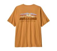 Camiseta Patagonia M's Fitz Roy Foothills T-Shirt (Dried Mango) Hombre