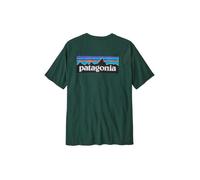 Patagonia - Camisetas - M's P-6 Logo Responsibili-Tee Cascade Green - Talla S - Verde Verde S