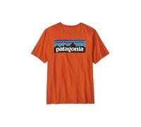 Camiseta Patagonia M's P-6 Logo T-Shirt (Naranja Carbón) Hombre