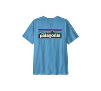 Camiseta Patagonia M's P-6 Logo T-Shirt (Shore Blue) Hombre