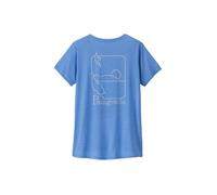 Camiseta Patagonia W's Cap Cool Daily Graphic Shirt - Waters (Swelldrifter: Abundant Blue X-Dye)