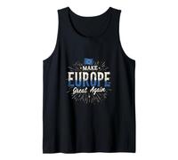 Camiseta Patriótica Europea Orgullo Libertad Camiseta sin Mangas