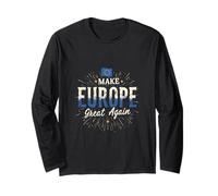 Camiseta Patriótica Europea Orgullo Libertad Manga Larga