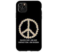 Camiseta Peace Sign Daisy Multiply Love Add Hope con mensaje positivo Carcasa para iPhone 11 Pro Max