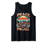 Camiseta Peace to All Ride for Unity & Brotherhood Freedom Camiseta sin Mangas