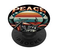 Camiseta Peace to All Ride for Unity & Brotherhood Freedom PopSockets PopGrip Adhesivo