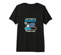 Camiseta Penguin Overthinking in Progress para Overthinker Person Camiseta Premium