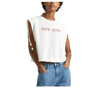 Camiseta Pepe Jeans Kendall para Mujer, Blanco (Canvas White), XS