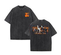Camiseta Permission TO Dance ON Stage-Live 2025 Camisa de algodón Lavado de High Street con gráficos(G,2XL)