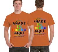 Camiseta Personalizada con Foto, Logo o Texto. Diseña tu Camiseta con impresión Delante, detrás o Mangas. para Hombre y Mujer. Regalo Ideal para cumpleaños, Pareja y Familia.