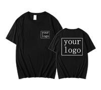 Camiseta Personalizada con Su Diseño, Logotipo, Impresión De Texto, Moda Artesanal, Regalo De Cumpleaños para Hombres y Mujeres Color1,4XL